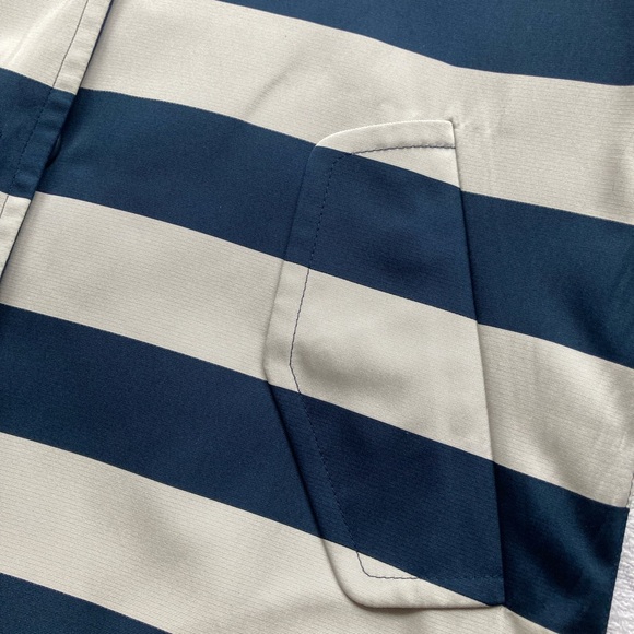 Nautical windbreaker, swing style, reversible, size 4, NWT - Picture 3 of 8